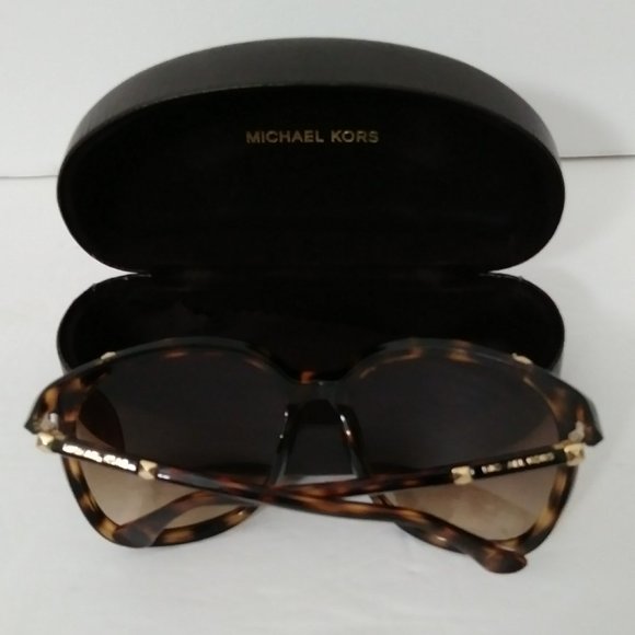 Michael Kors Oversize Tortoise Brown Sunglasses - Picture 12 of 14